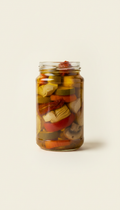 Giardiniera croccante in vetro