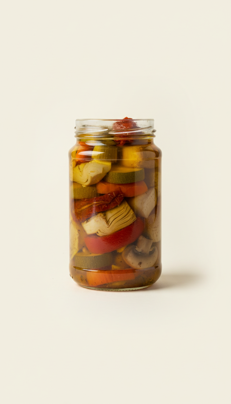 Giardiniera croccante in vetro